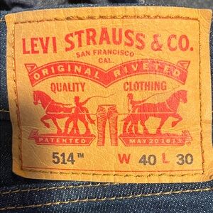 Levi's Men's Dark Blue Straight Jeans